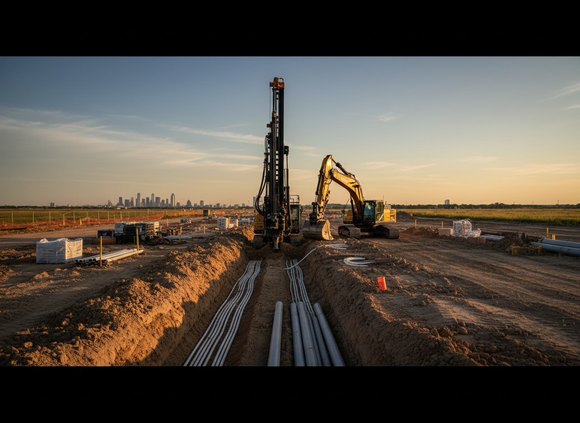 Underground electrical conduit installation
